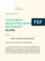 OLSS01 ACT 4 (DEL ROSARIO) (A Short Critical Analysis of Rizal's Retraction)