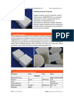 Cordierite Ceramic Honeycomb - 611553