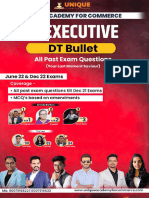 NEW DT Bullet (MCQ'S) by CA Saumil Manglani - CS Exec June 22 & Dec 22 Exams