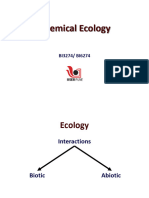 Chemical Ecology - Introduction