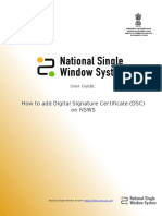 How To Add Digital Signature Certificate On NSWS