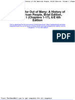 Full Test Bank For Out of Many A History of The American People Brief Edition Volume 1 Chapters 1 17 6 E 6Th Edition PDF Docx Full Chapter Chapter