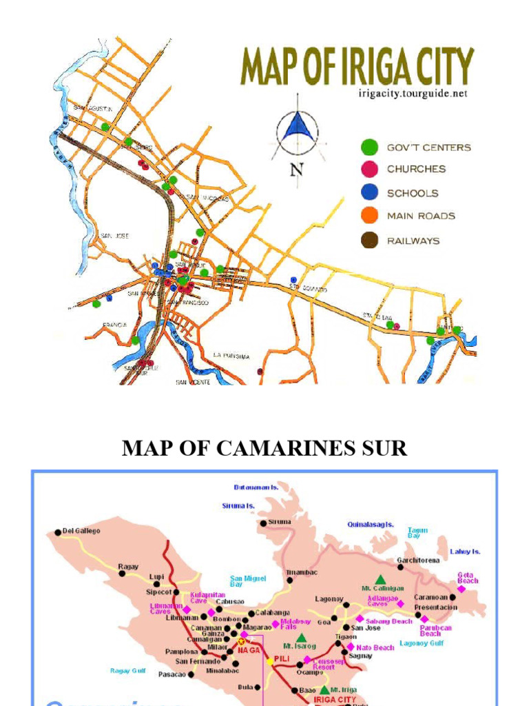 Map of Camarines Sur | PDF
