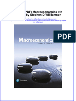 Full Download Ebook PDF Macroeconomics 6Th Edition by Stephen D Williamson Ebook PDF Docx Kindle Full Chapter