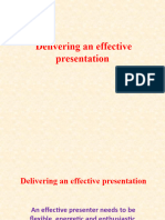 Delivering An Effective Presentation - Me