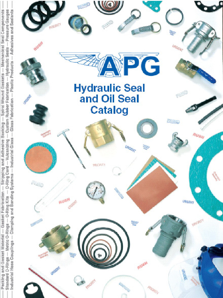 Hydraulic Seal Size Chart PDF | PDF | Manufactured Goods | Mechanical ...