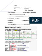 Exercices Conjugaison Passé Composé