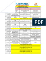 Iit Jee 2023-Crash Course Schedule Part 1