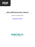 Instruction How To Configure NPort - 6000 - Series