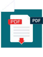 PDF Icon File With PDF Label and Down Arrow Sign Downloading Document Concept Flat Design Icon Vector