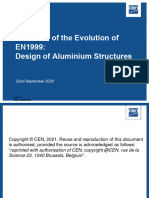 Overview of The Evolution EN 1999 and Parts (Issue 1 Dated 22.09.2020)