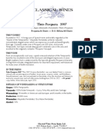 Pesquera Tinto 2007