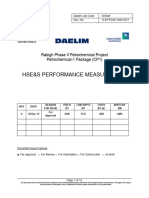 Procedure For Hses Performance Measurement