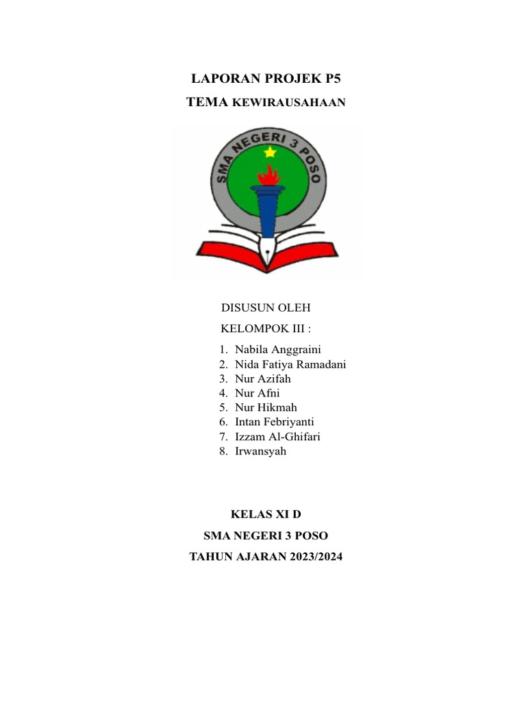 LAPORAN PROJEK P5 Anggy Yang Baru | PDF