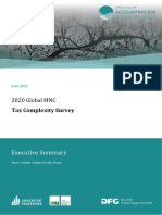 trr266 Global MNC Tax Complexity Survey 2020