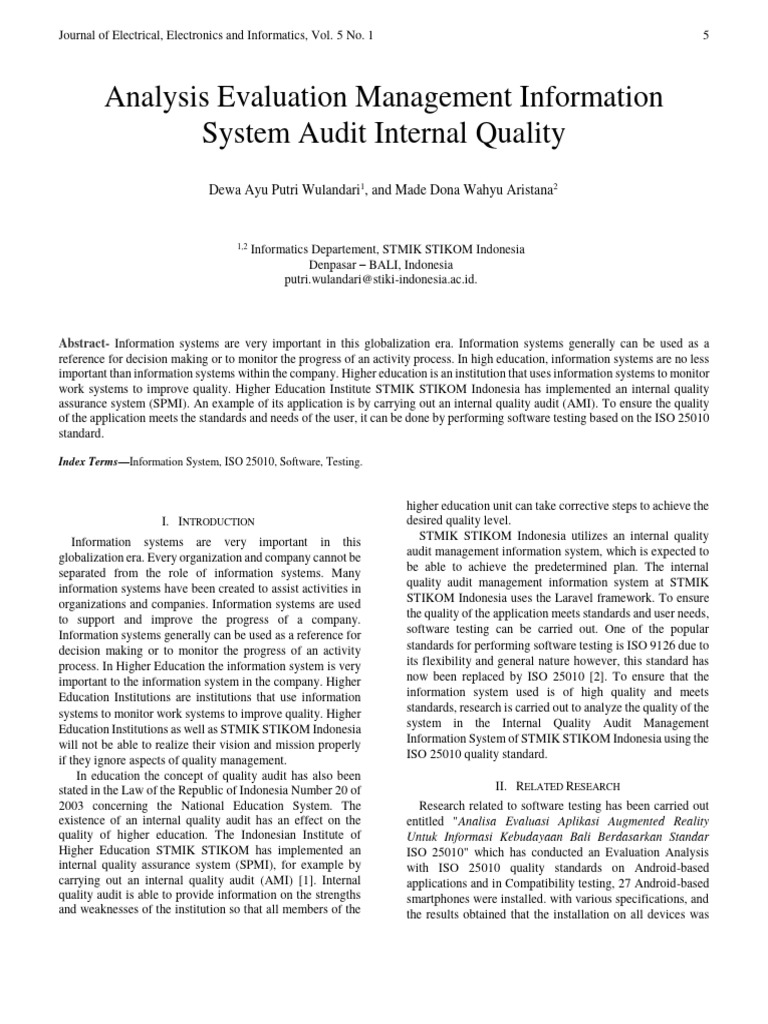 Quality Audit System Evaluation ISO 25010 | PDF | Usability | Likert Scale