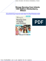 Full Test Bank Wongs Nursing Care Infants Children 10Th Edition Hockenberry Wilson PDF Docx Full Chapter Chapter