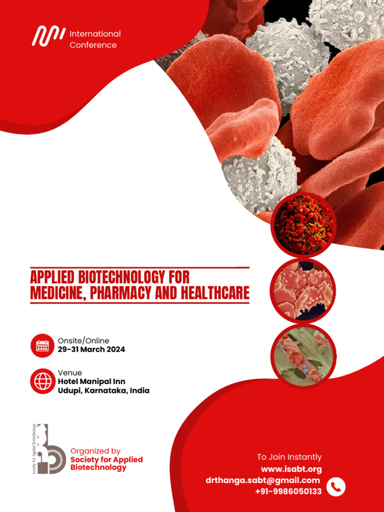 Applied Biotechnology Conference 2024 | PDF | Health Care | Medicine