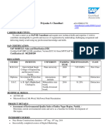 Priyanka Chaudhari Resume