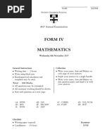 Sydney Grammar 2017 Year 10 Maths Yearly & Solutions