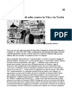 2014-Anni Contro La Vita e La Verità Bioetica A Chiesa