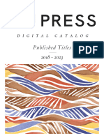 XU Press - Published Titles - 2018-2023