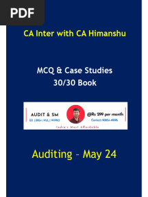 Answers+Part+1 MCQ CA+Inter+Audit May+24