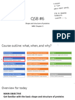 QSB 06 - Shape and Structure of Proteins