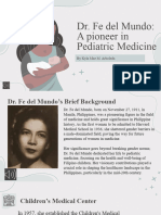 Dr. Fe Del Mundo A Pioneer in Pediatric Medicine