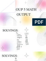 Mathoutput 1
