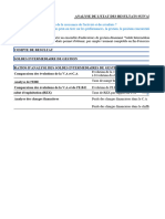 Modele D'analyse Du Compte de Resultat