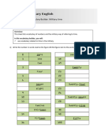 DITC - Mil Eng - Vocabulary Builder - Military Time - Students