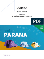 Exercícios Equilibrio Quimico