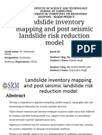 Landslide Detection Using Machine Learning