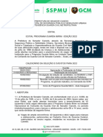 Prefeitura de Senador Canedo Secretaria Municipal de Segurança Pública E Mobilidade Urbana Superintendência Guarda Civil Metropolitana