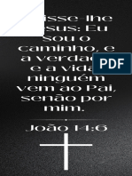 Marcador de Página Religioso Preto e Branco