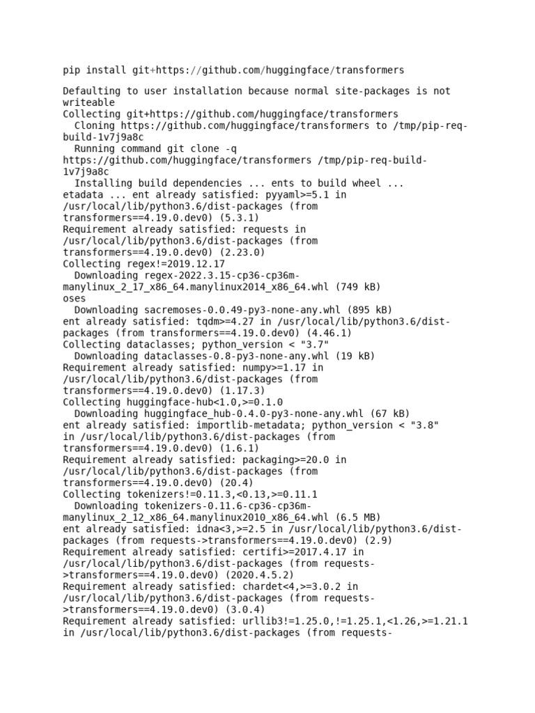 Install Transformers and Generate Text | PDF | Computer Science ...
