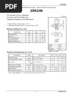2SK246-GR 東芝 TAF333ESX P3099 CDP777ES 2SK246 Datasheet(PDF) - Toshiba Semiconductor
