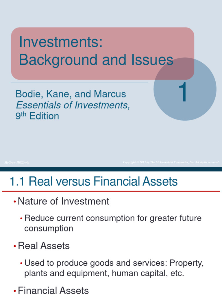 Ch1 slides pdf investing investment banking