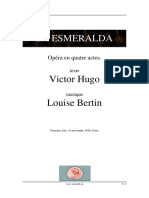 Louise Bertin Esmeralda Victor Hugo Texte