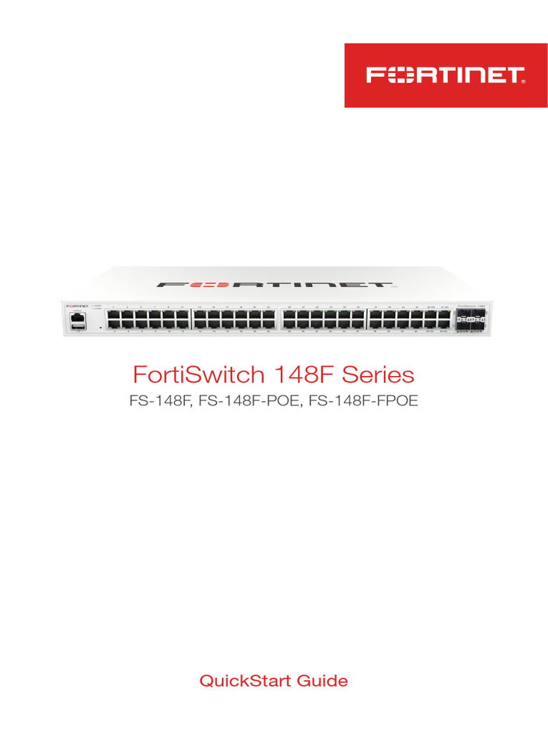 Fortinet FortiSwitch 100 FS-148F-POE Ethernet Switch - 48
