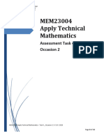 MEM23004 - Assessment Task 4 - Occasion 2