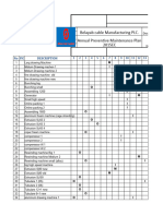 Annual Planned Maintenance Schedule 2015ec