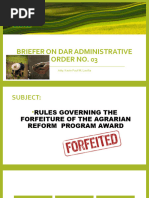 DAR Agricultural Land Conversion Guide | PDF | Common Law | Social ...