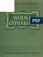 J.cieślak M. Monasterski - Wódki Gatunkowe Wyd. 1 1954