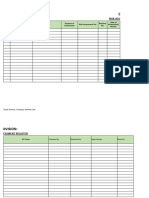 Risk Assessment & JSA Register Form.