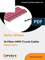 16 Fiber MPO LC Breakout Cable Data Sheet by JTOPTICS
