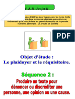 2°AS - Projet 2 - Séq. 2 - Le Réquisitoire. 23-24