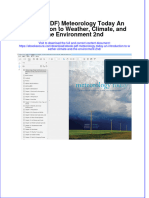 Full Download Ebook PDF Meteorology Today An Introduction To Weather Climate and The Environment 2Nd Ebook PDF Docx Kindle Full Chapter