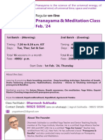 Pranayama Class Flyer Feb. 24